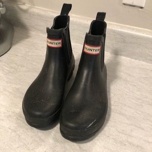Hunter ankle rain boots